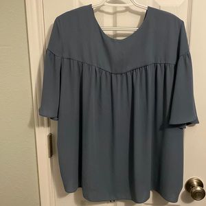 Loft loose fit tie back top